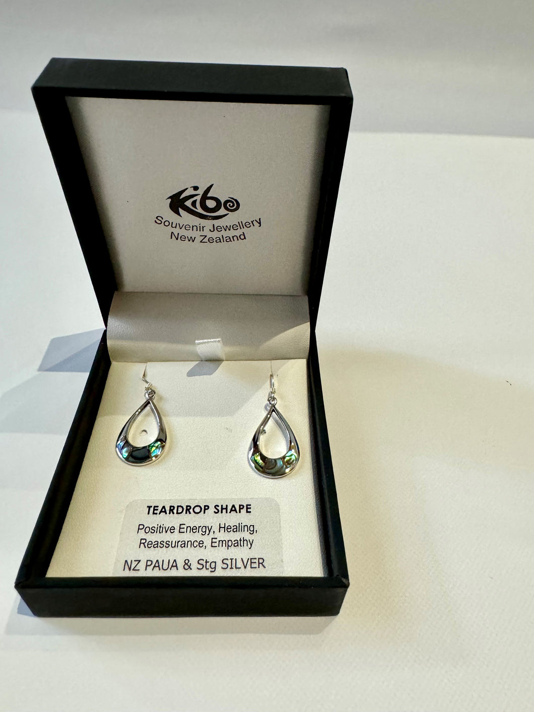 Kibo Paua Earrings  - Teardrop (C)