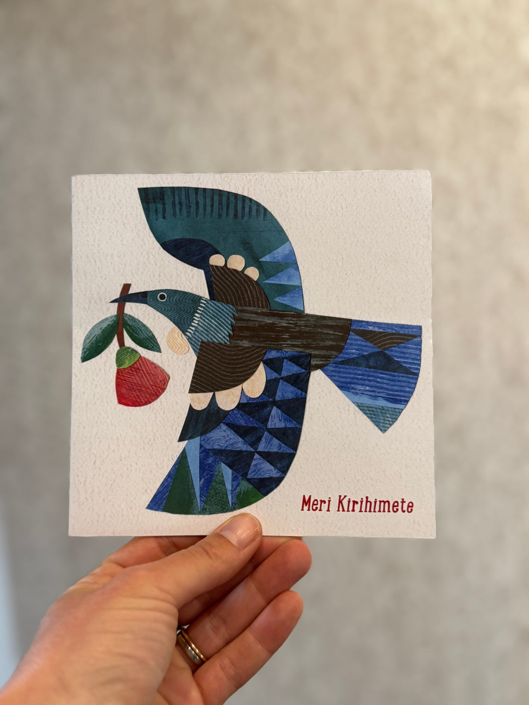 Christmas Card 'Tui with Pohutukawa'