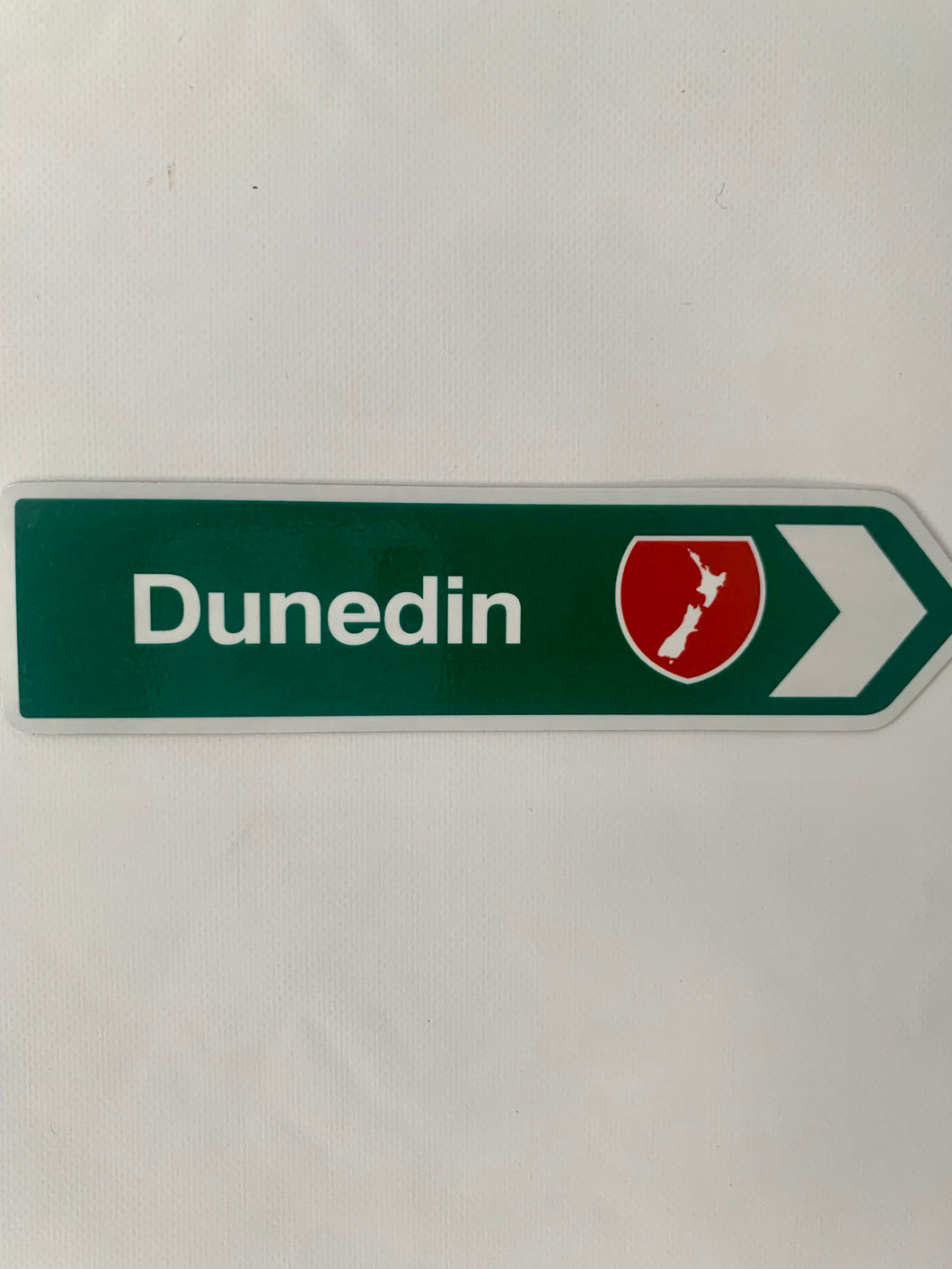 Road Sign Magnet - Dunedin / Green