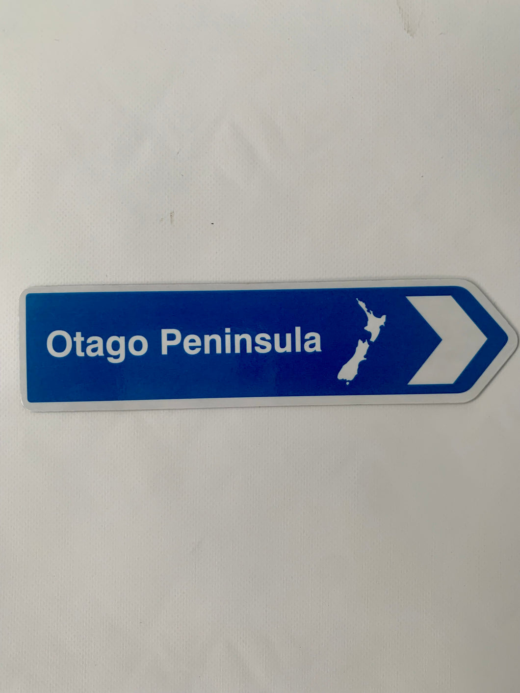 Road Sign Magnet - Otago Peninsula / Blue