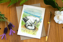 Load image into Gallery viewer, Georgette Thompson Albatross Greeting Card - Home is where the nest is
